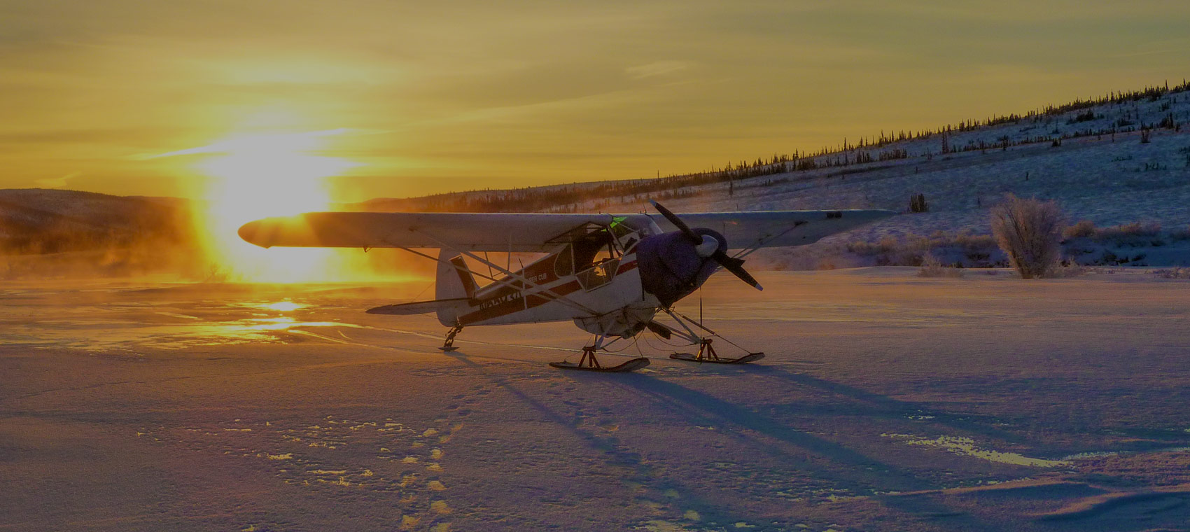 Alaska ski plane