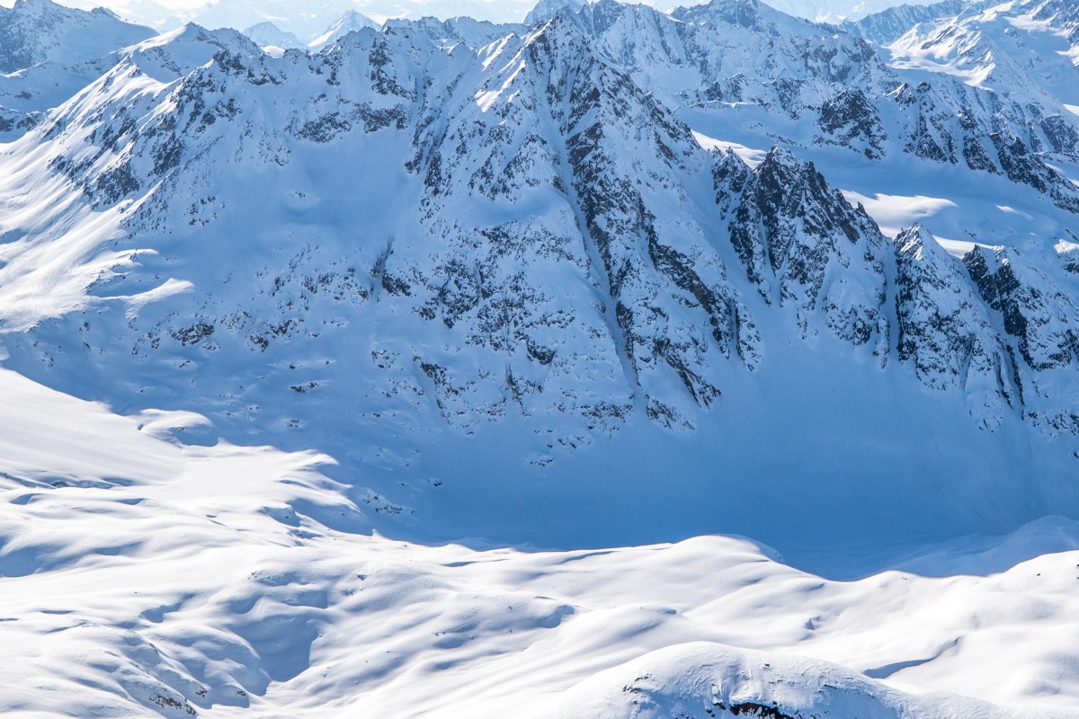 Looking out at ski camp area Couli Zone.