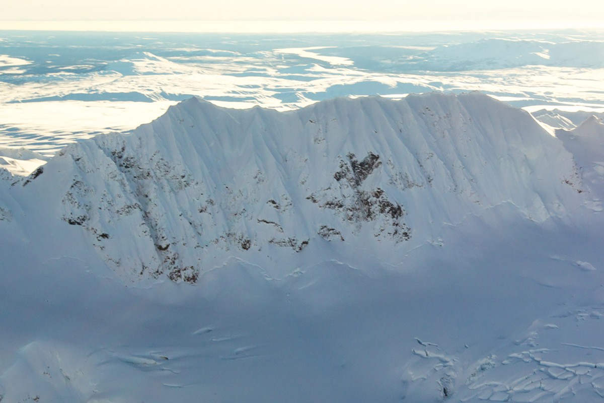 Canwell/Gakona Glacier ski camp in the Eastern Alaska Range.