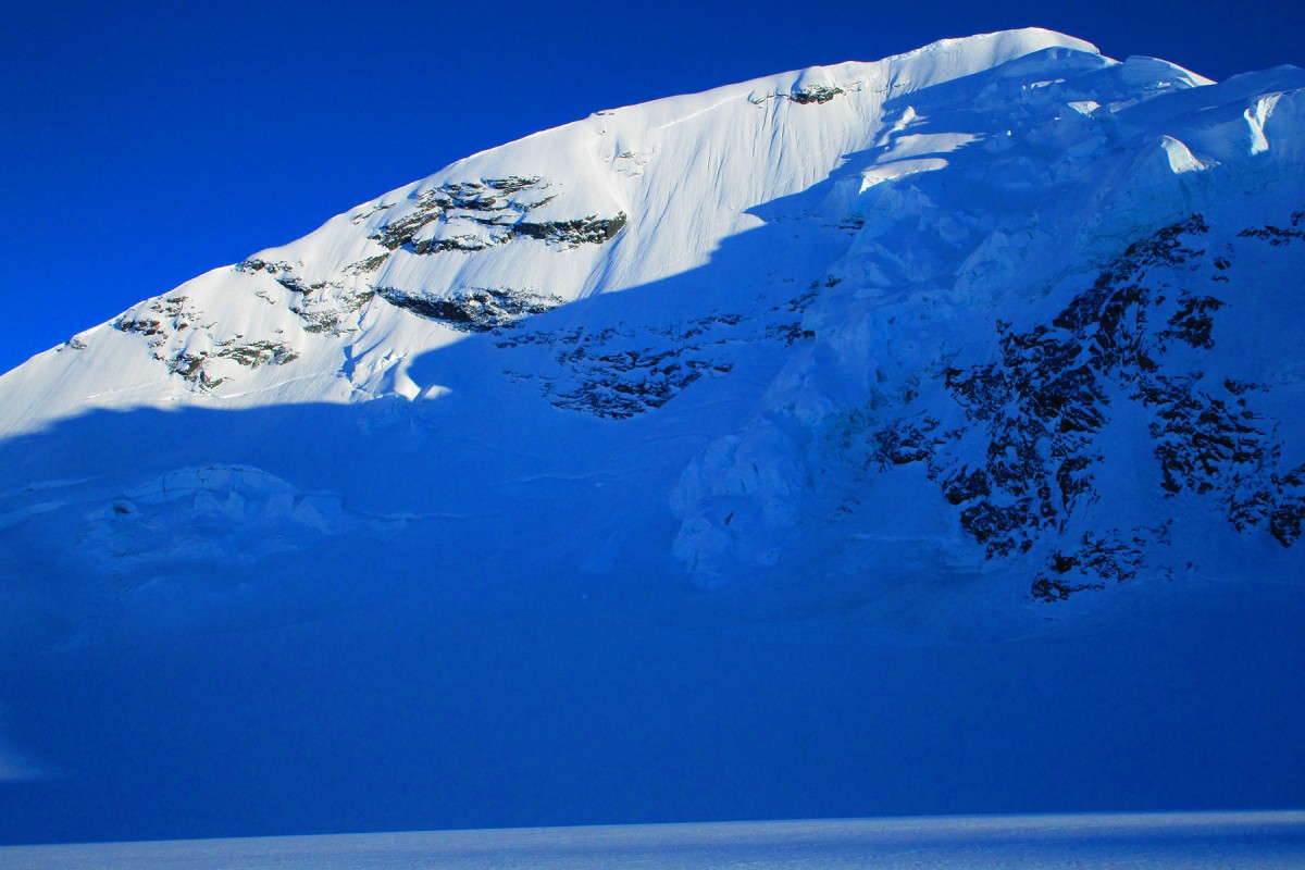 Some of the Here He Comes terrain in the mountains of Valdez, Alaska.