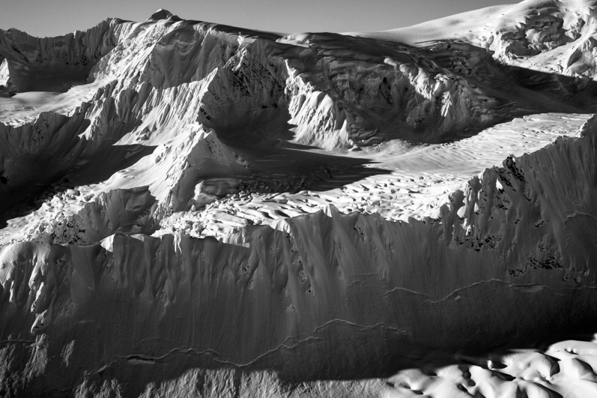 Terrain in the Dora Keens in the Chugach Mountains, Alaska.