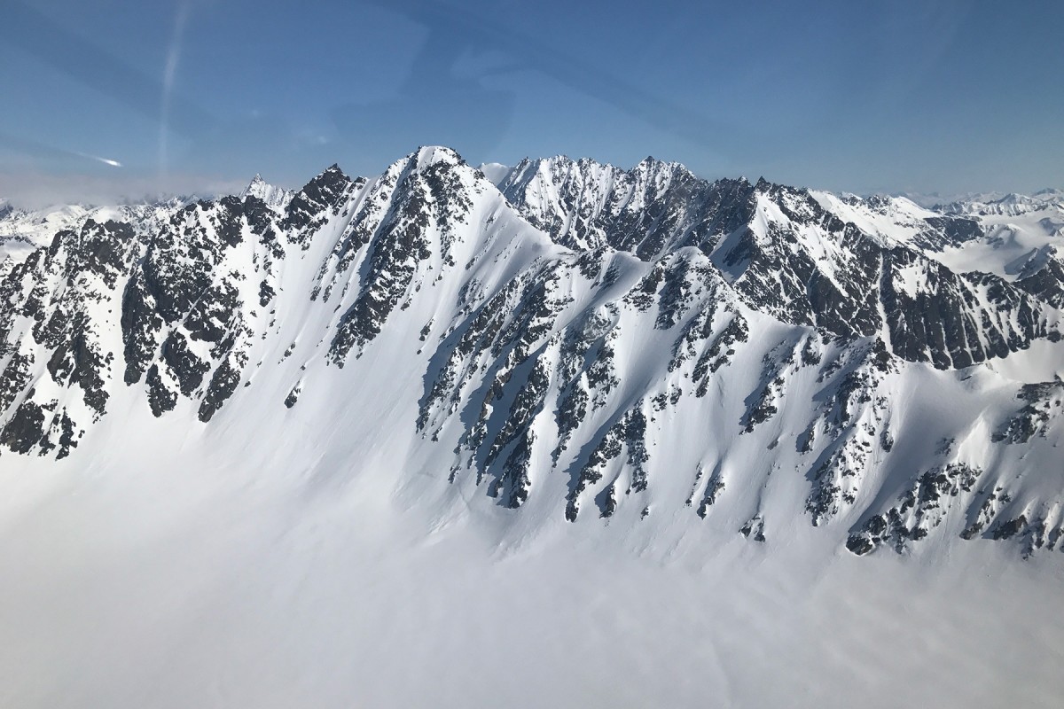 Little Pyramid is one of our glacier ski camps outside of Valdez, in the Chugach Mountains.