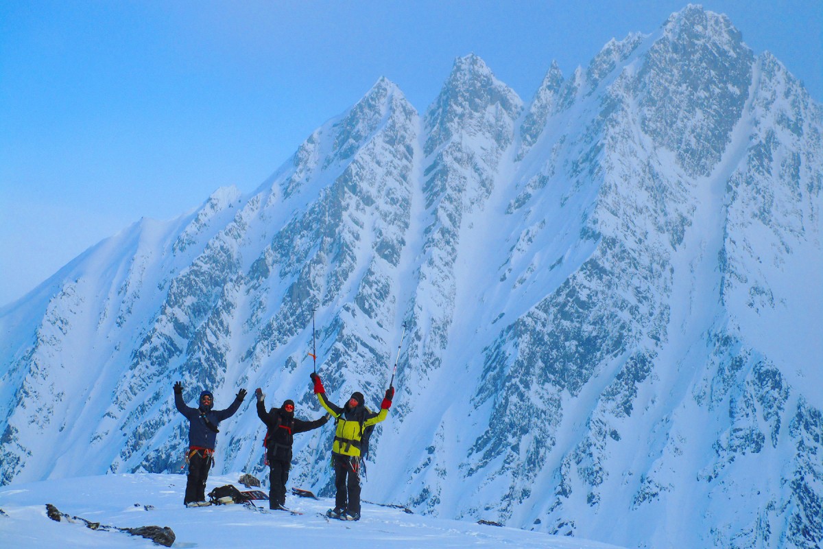 Little Pyramid ski camp near Valdez, in the Chugach