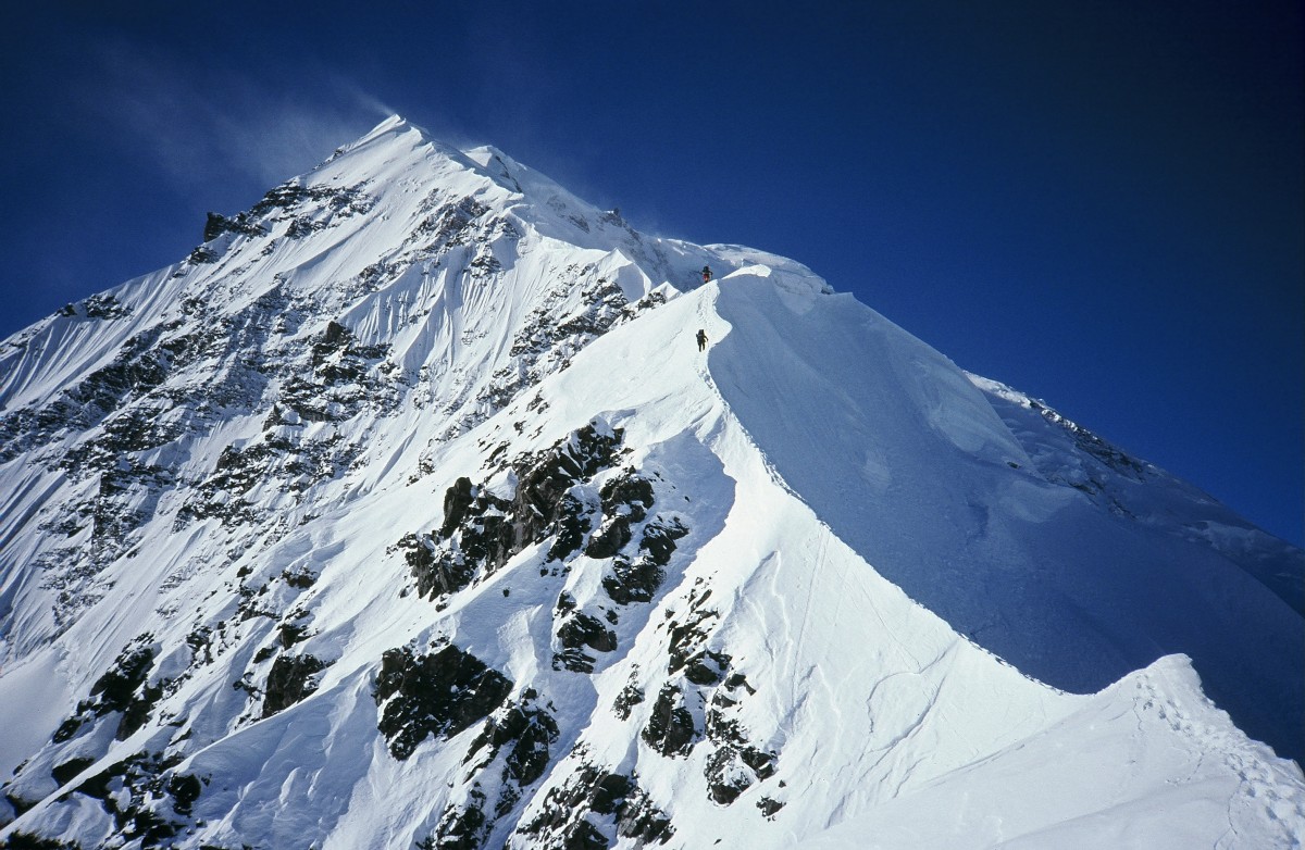 Mt. Natazhat Northeast Ridge, mountaineering 1st ascent from Wrangell-St. Elias National Park, Alaska. Dave Hart.