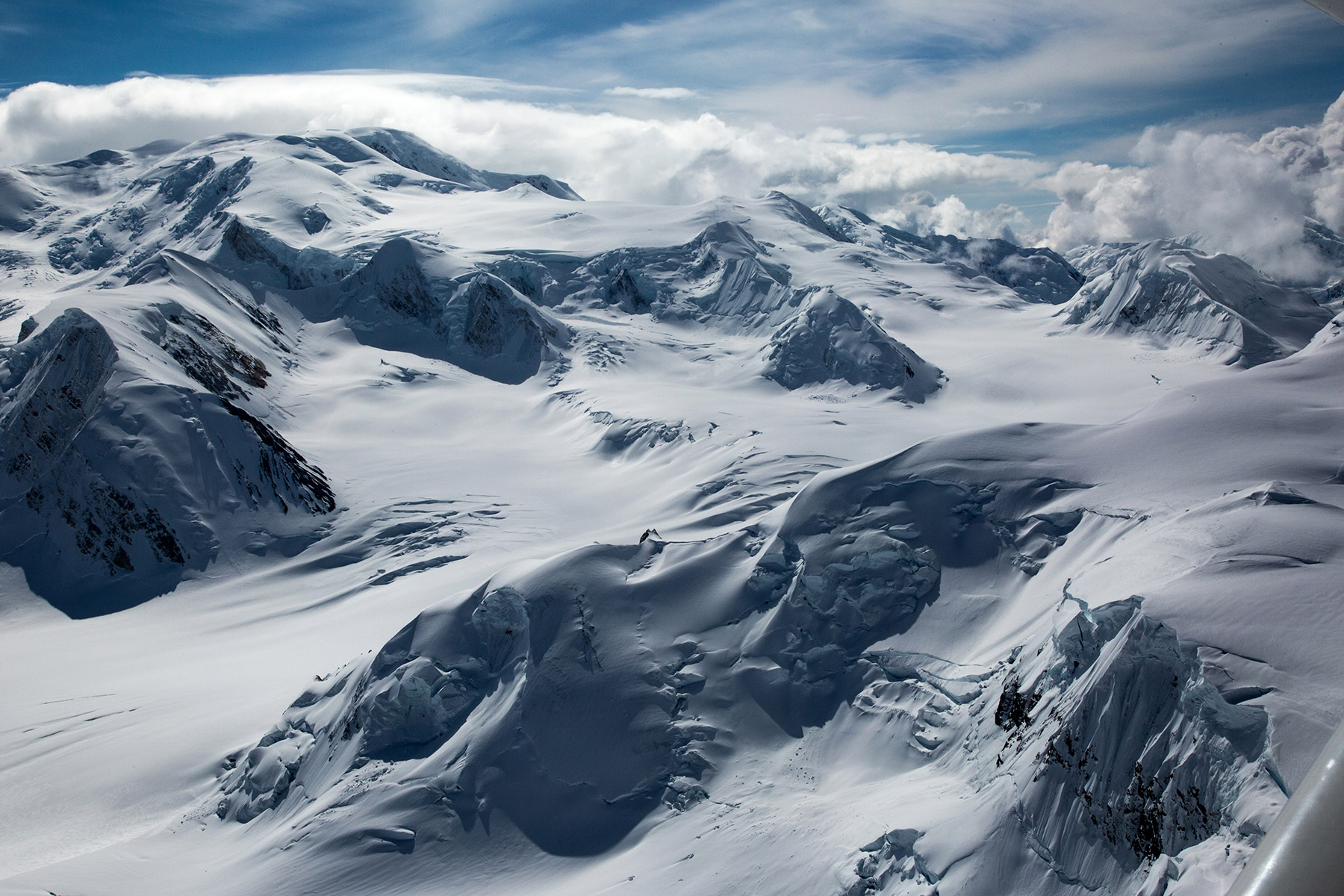 Mt Bear in  Wrangell-St Elias National Park. Great for mountaineering climbs.