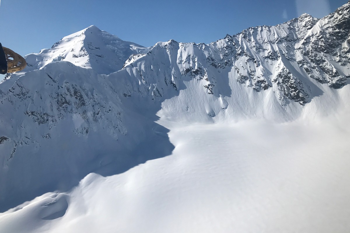 Pencil Pocket is a glacier ski camp we support from Valdez, Alaska located in our Wrangell-St. Elias National Park zone.