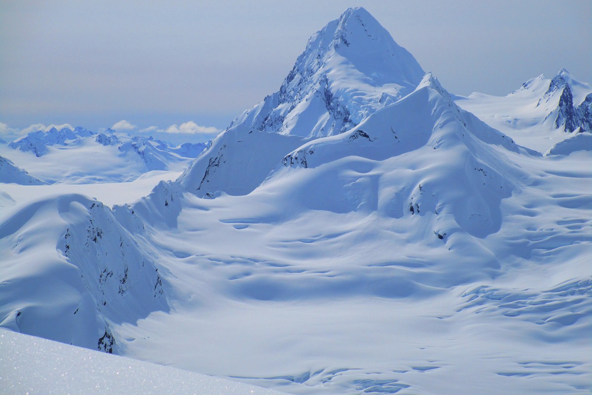 Pontoon is a glacier ski camp near Valdez in the Chugach Mountains.