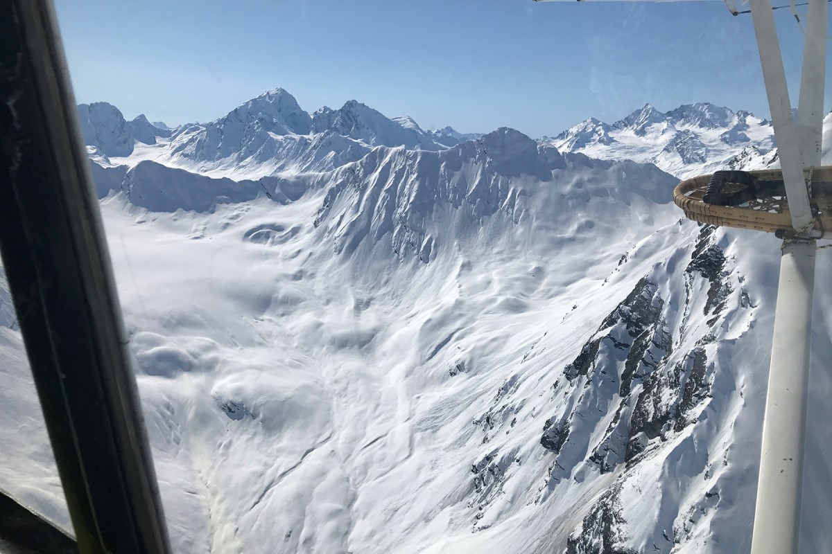 Rhett Face is a glacier ski camp located outside Valdez, Alaska.