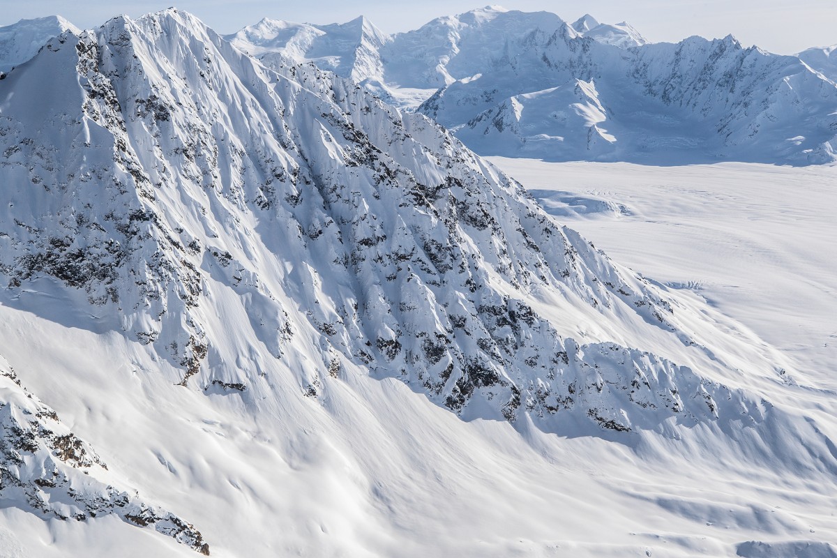 Smack Your Fanny is one of our Wrangell-St. Elias glacier ski camps.