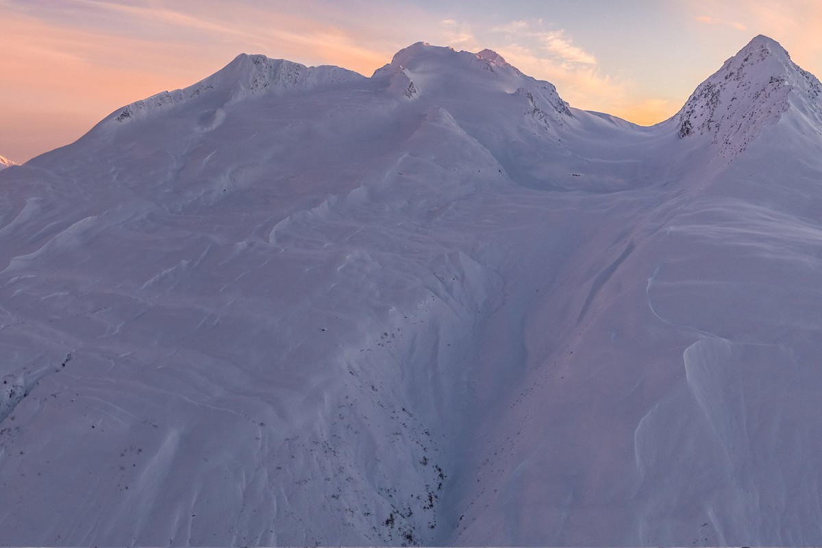 Cracked Ice is a favorite ski-plane bump up on Thompson Pass, in the Chugach outside Valdez.