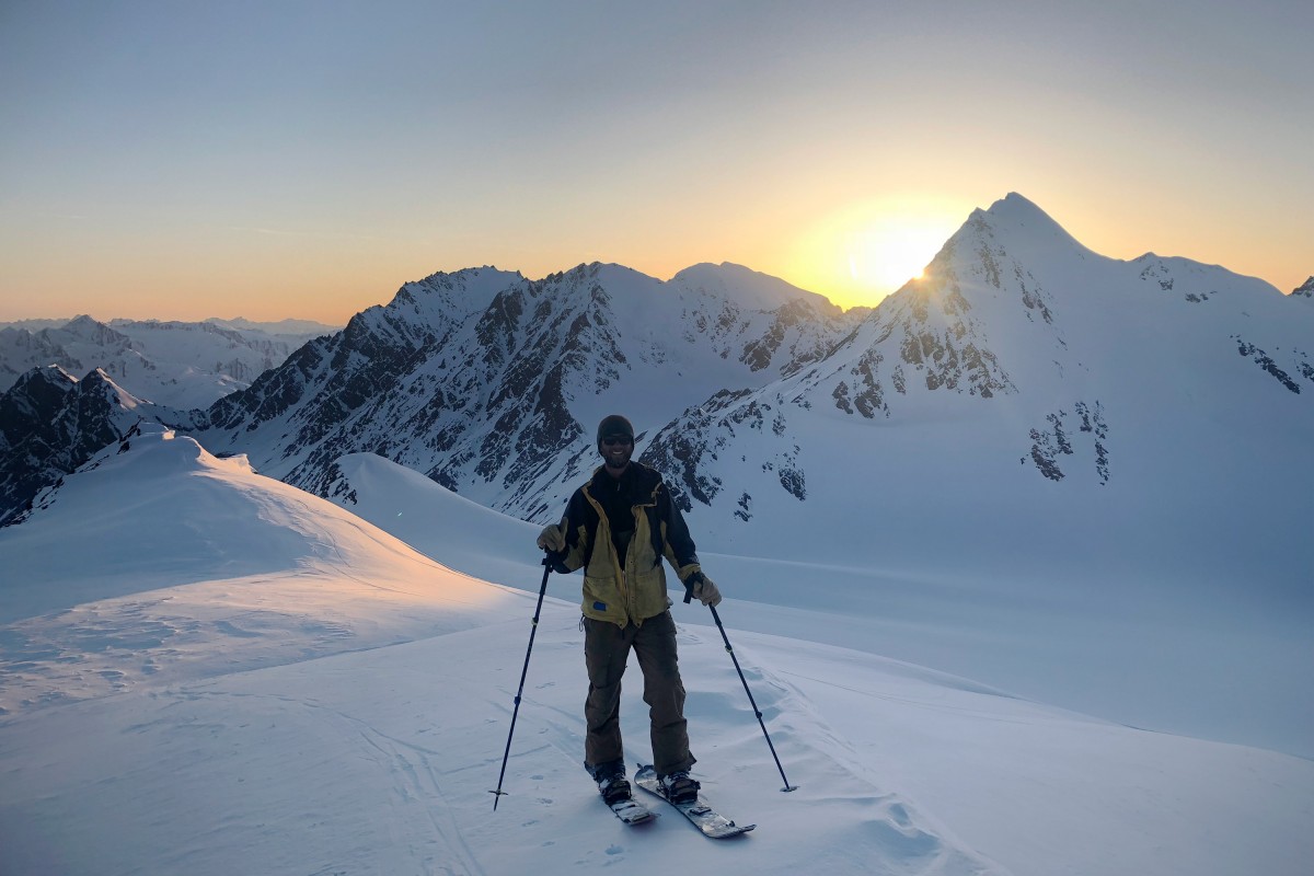 Out catching the sun before calling it a day out in the Turkey Zone, returning to ski camp.