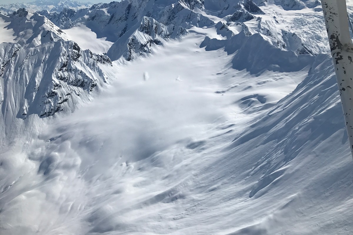 Rhett Face in the Chugach Mountains near Valdez, Alaska. Everything you want in a glacier ski camp.