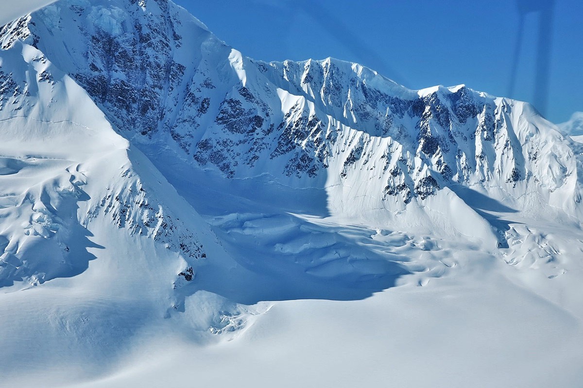 Center zone on Valdez glacier, for our Chugach ski plane camps