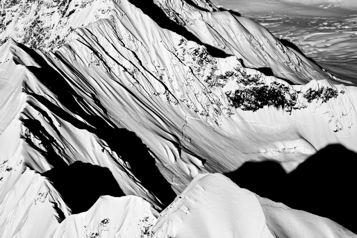 Alaska glacier ski camps outside Valdez in the Dora Keen.