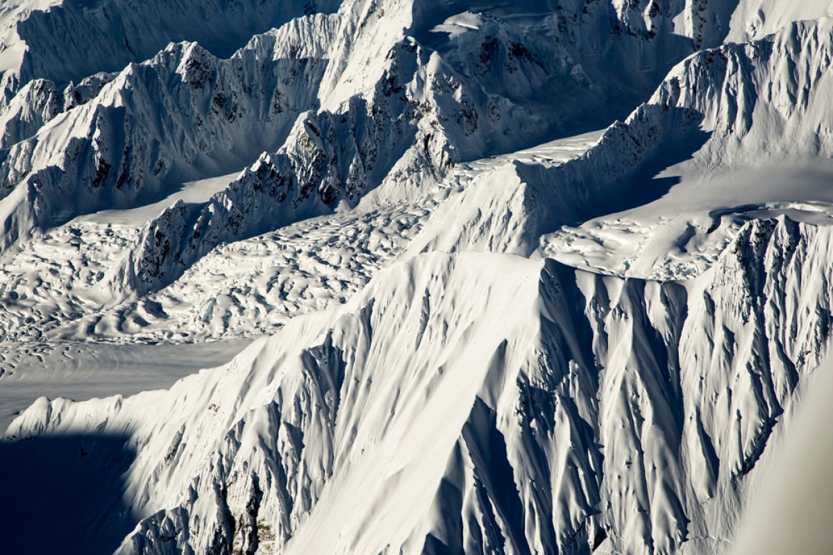 These are some of the runs available from out Valdez glacier ski camps.