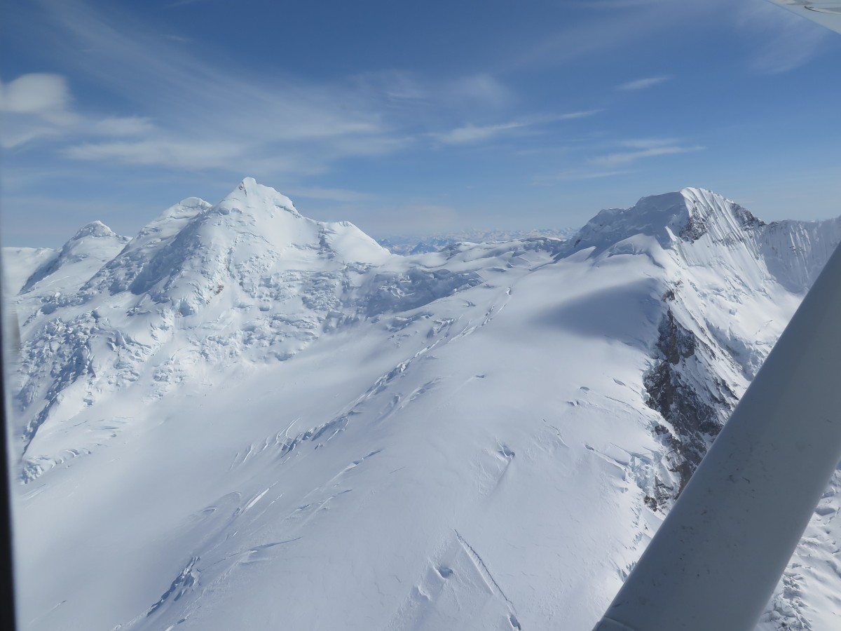 Atna Peaks on the left and Rime Peak on the right.